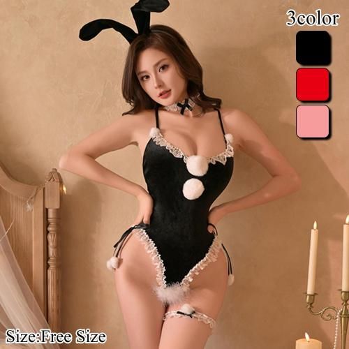 バニーランジェリー セット 通販 バニーメイド風 ワンピース ランジェリー セクシー 