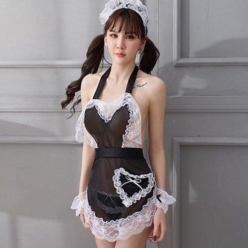 大人っぽいメイドスタイル セクシー メイド 衣装 エロメイド 服 セクシーコスプレ