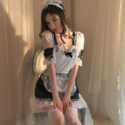 sexy lingerie メイドコスチュームセクシーコスプレ ランジェリー風 