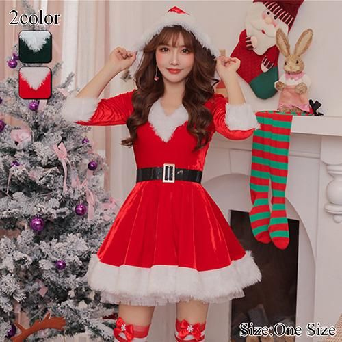 ホリデーランジェリー セクシーコスプレ クリスマス衣装 冬限定下着