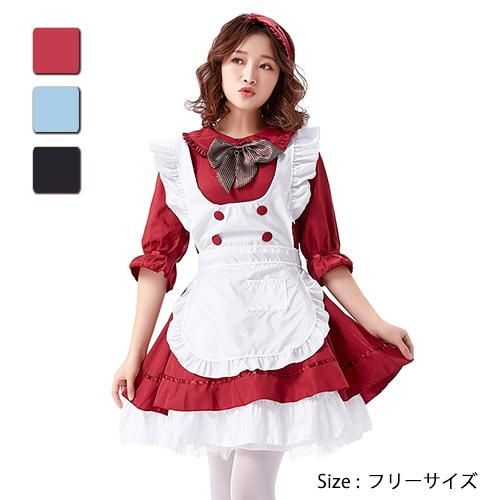 メイドランジェリー 童話のヒロイン風キュートなロリータコスプレ