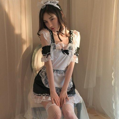 可愛いメイドコスプレ メイド服 コスプレ アイテム充実のメイドエプロン風コスプレ